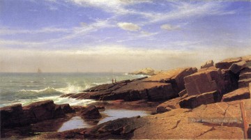  Stanley Galerie - Roches à Nahant2 paysage luminisme William Stanley Haseltine
